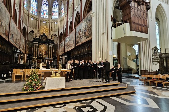 Cathédrale de Bruges- répétition de la chorale